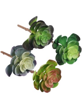 Artificial Plant,set of 4, Indoor/Outdoor Stem Succulent