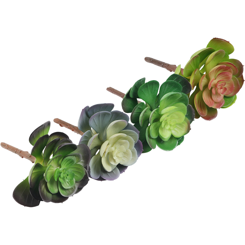 Artificial Plant,set of 4, Indoor/Outdoor Stem Succulent