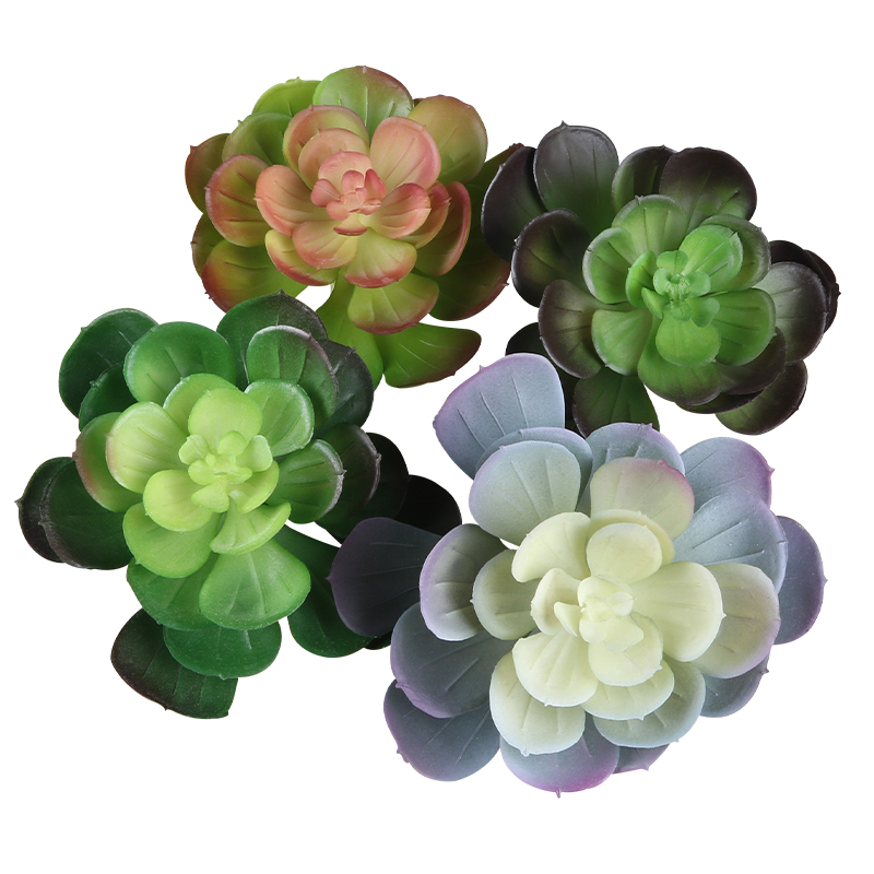 Artificial Plant,set of 4, Indoor/Outdoor Stem Succulent