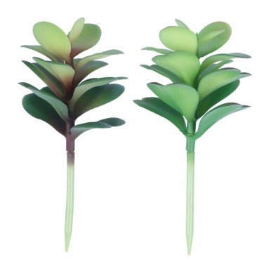 Artificial Plant,set of 2, Indoor/Outdoor Stem Succulent