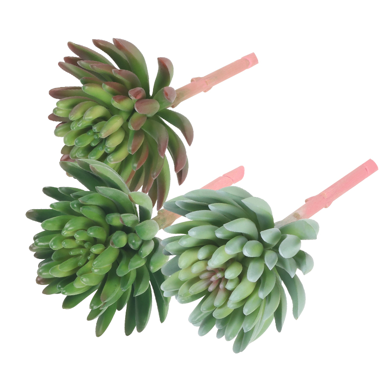 Artificial plant,set of 3,indoor/outdoor stem succulent