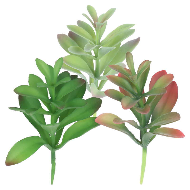 Artificial plant,set of 3,indoor/outdoor stem succulent