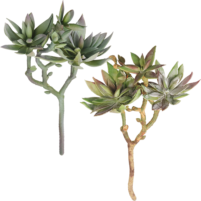 Artificial plant,set of 2,indoor/outdoor stem succulent