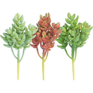 Artificial plant,set of 3, indoor/outdoor stem succulent