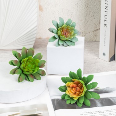 Artificial plant,set of 3, indoor/outdoor stem succulent