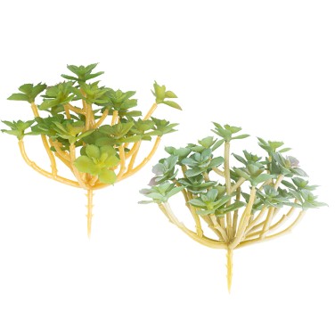 Artificial plant,set of 2, indoor/outdoor stem succulent