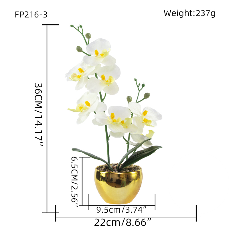 Simulated Phalaenopsis Potted Plant