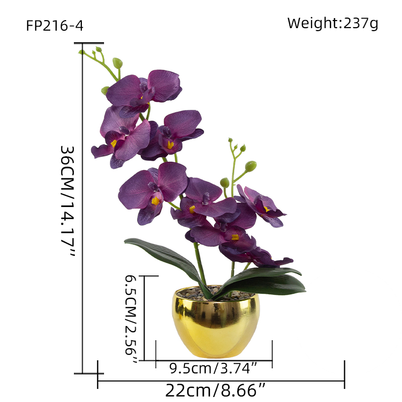 Simulated Phalaenopsis Potted Plant