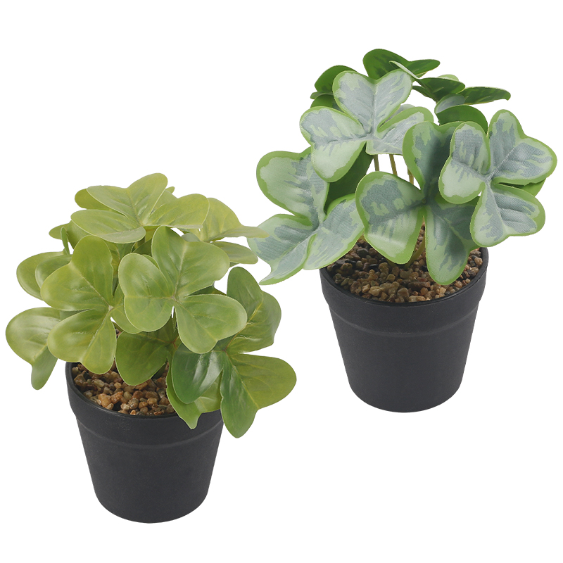 Artifi potted plant pot, set of 2, indoor/outdoor leaves,3.42 inches