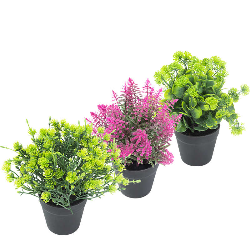 Artifi potted plant pot, set of 3, indoor/outdoor herbs,3.42 inches