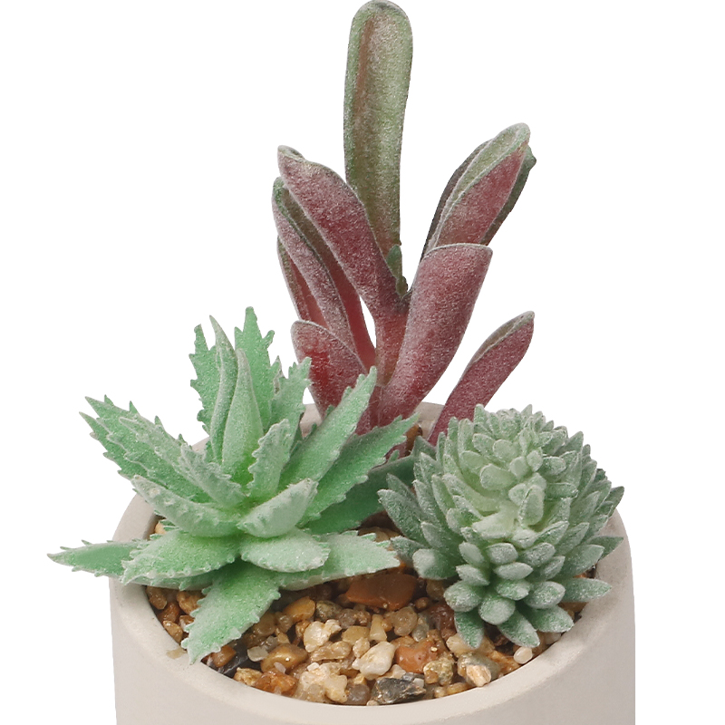 Artifi potted plant w pot, set of 2, indoor/outdoor succulent ,3.15inches