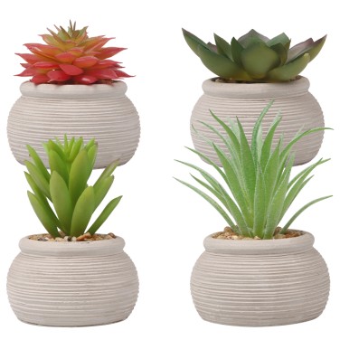 Artifi potted plant pot, set of 4, indoor/outdoor succulent ,2.36inches