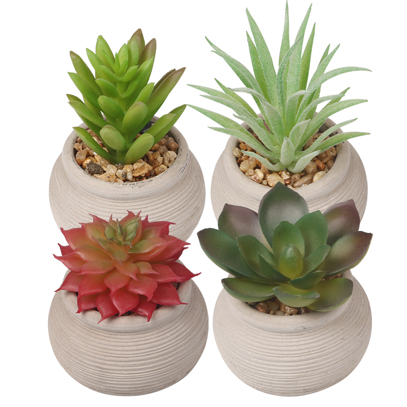 Artifi potted plant pot, set of 4, indoor/outdoor succulent ,2.36inches