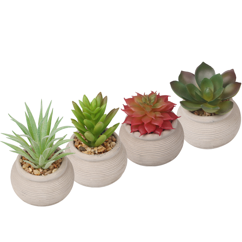 Artifi potted plant pot, set of 4, indoor/outdoor succulent ,2.36inches