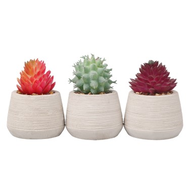 Artifi potted plant pot, set of 3, indoor/outdoor succulent ,2.24inches