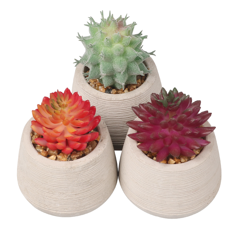 Artifi potted plant pot, set of 3, indoor/outdoor succulent ,2.24inches