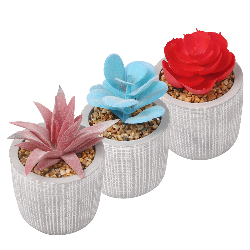 Artifi potted plant pot, set of 3, indoor/outdoor succulent ,3.03inches