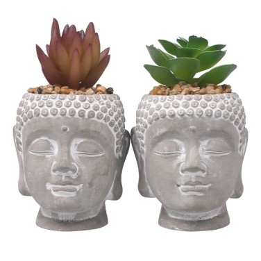 Artifi potted plant pot, set of 2, indoor/outdoor succulent ,3.34inches