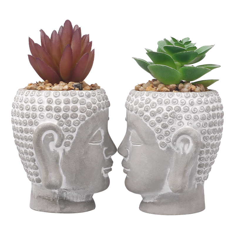 Artifi potted plant pot, set of 2, indoor/outdoor succulent ,3.34inches