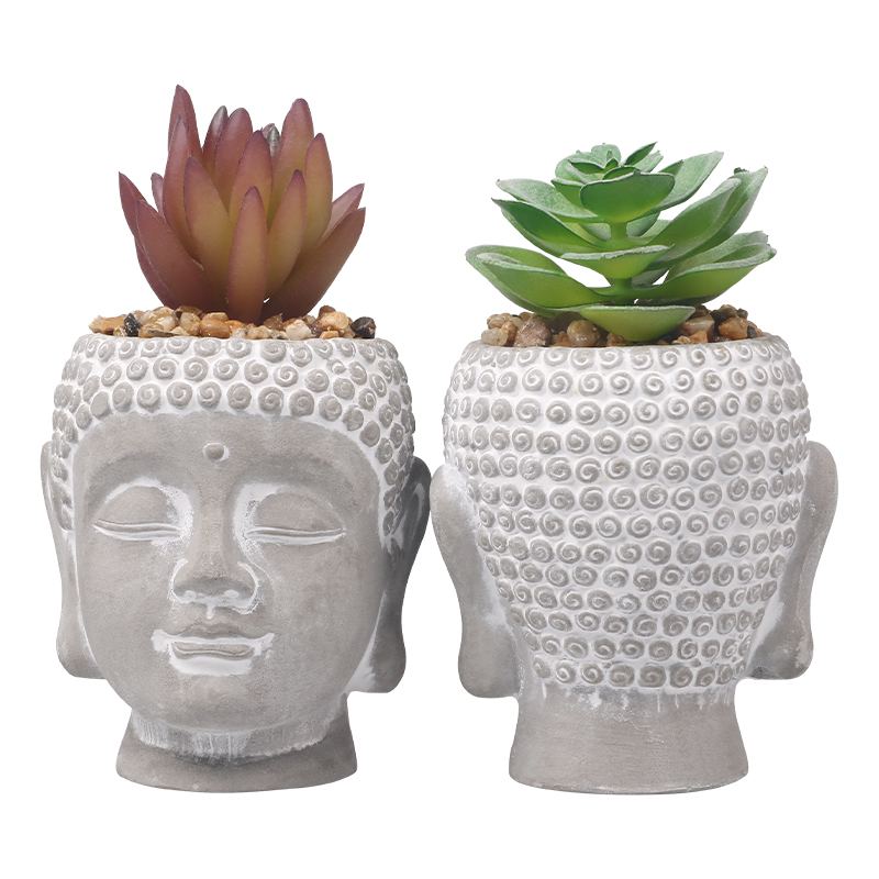 Artifi potted plant pot, set of 2, indoor/outdoor succulent ,3.34inches