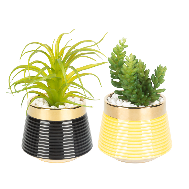 Artifi potted plant pot, set of 2, indoor/outdoor succulent ,3.93inches