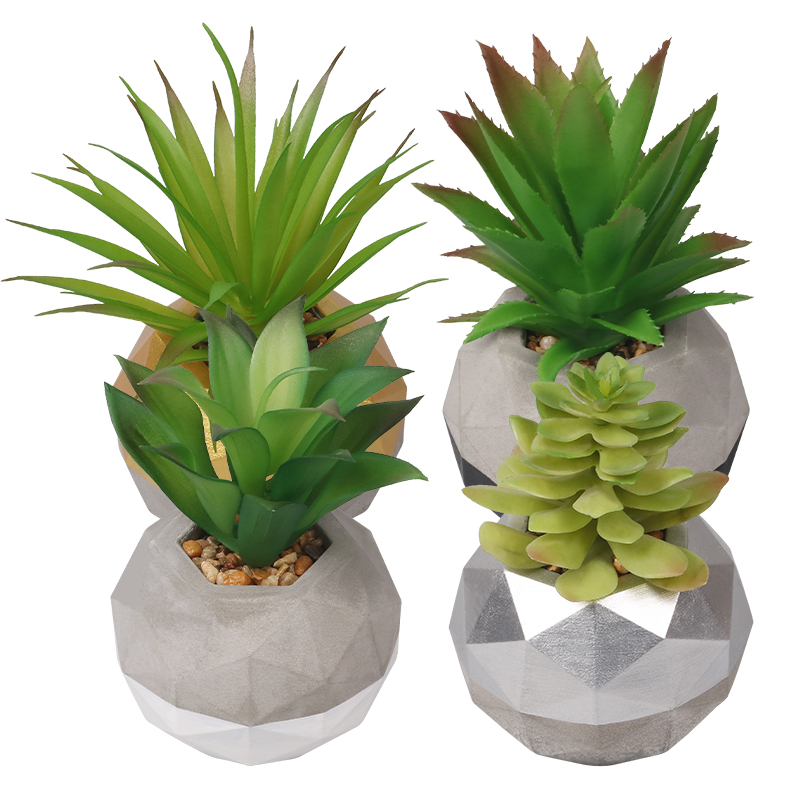 Artifi potted plant pot, set of 4, indoor/outdoor succulent ,3.54inches