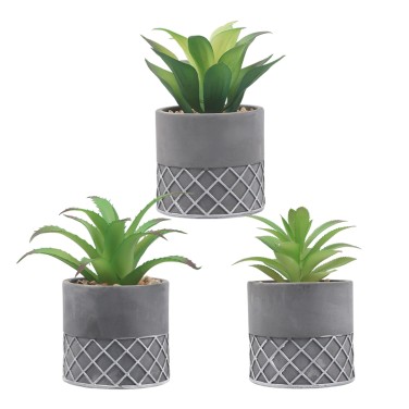 Artifi potted plant pot, set of 3, indoor/outdoor succulent,3.15 inches