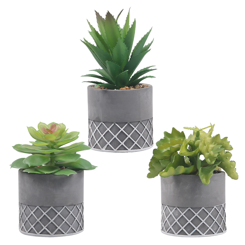 Artifi potted plant pot, set of 3, indoor/outdoor succulent,3.15 inches