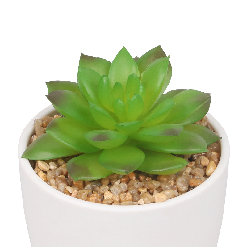 Artifi potted plant w pot, set of 3, indoor/outdoor succulent, 2.95 inches