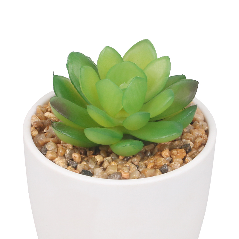 Artifi potted plant w pot, set of 3, indoor/outdoor succulent, 2.95 inches