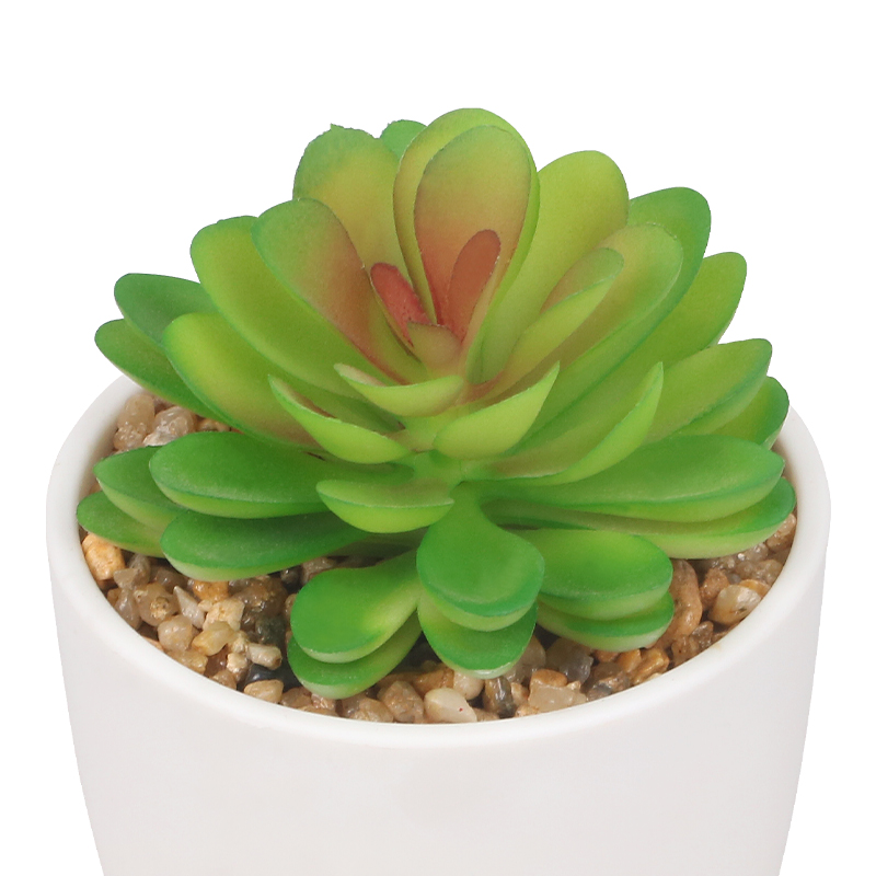 Artifi potted plant w pot, set of 4, indoor/outdoor succulent, 2.95 inches