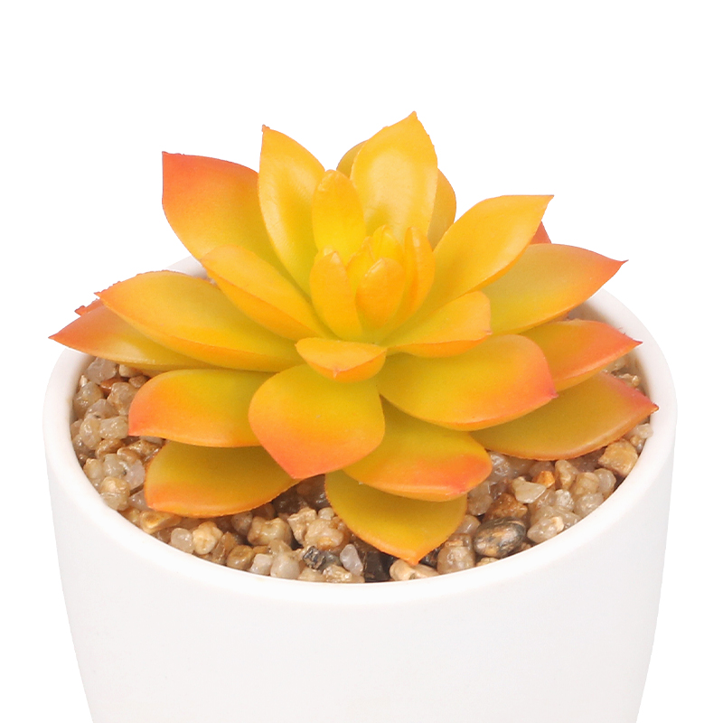 Artifi potted plant w pot, set of 4, indoor/outdoor succulent, 2.95 inches