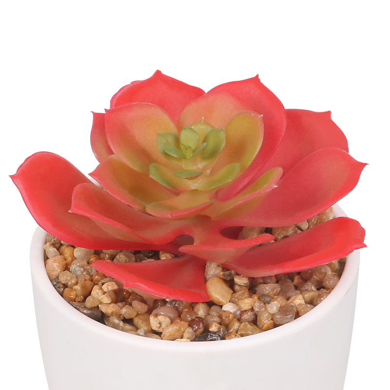 Artifi potted plant w pot, set of 4, indoor/outdoor succulent, 2.95 inches