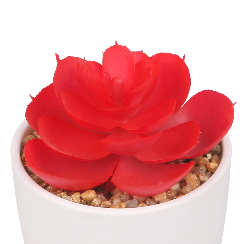 Artifi potted plant w pot, set of 4, indoor/outdoor succulent, 2.95 inches