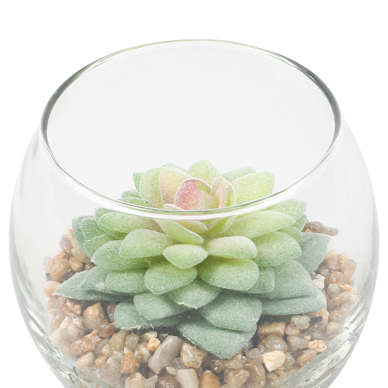 Artifi potted plant w pot, set of 3, indoor/outdoor succulent,3.15inches