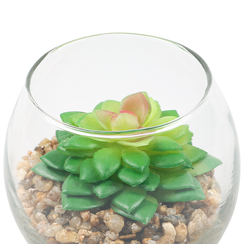 Artifi potted plant w pot, set of 3, indoor/outdoor succulent,3.15inches