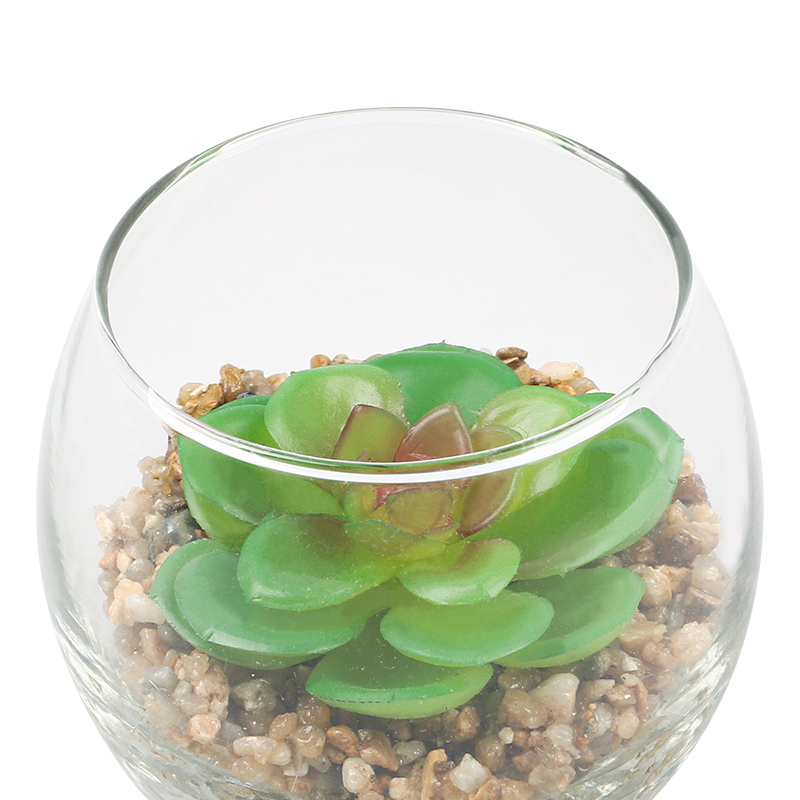 Artifi potted plant w pot, set of 3, indoor/outdoor succulent,3.15inches