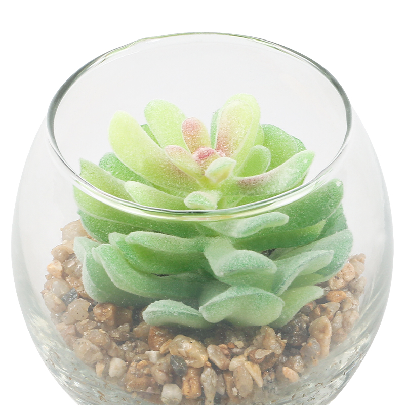 Artifi potted plant w pot, set of 3, indoor/outdoor succulent,3.15inches