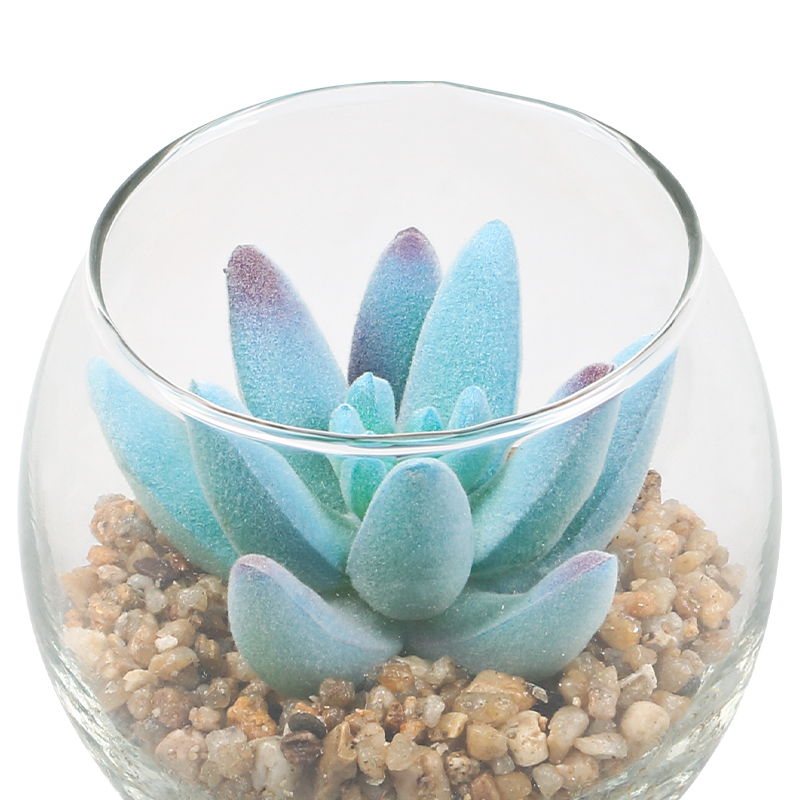 Artifi potted plant w pot, set of 3, indoor/outdoor succulent,3.15inches