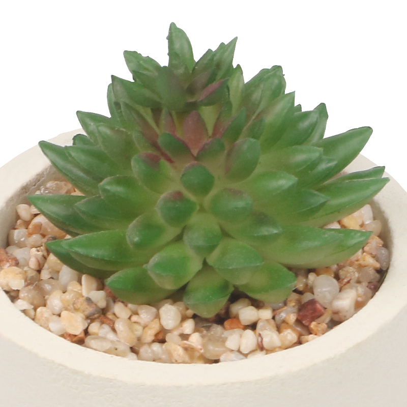 Artifi potted plant w pot, set of 3, indoor/outdoor succulent , 2.44 inches