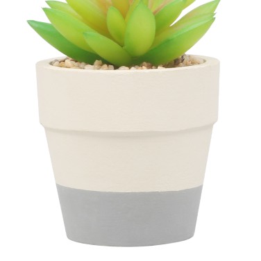 Artifi potted plant w pot, set of 3, indoor/outdoor succulent , 2.44 inches