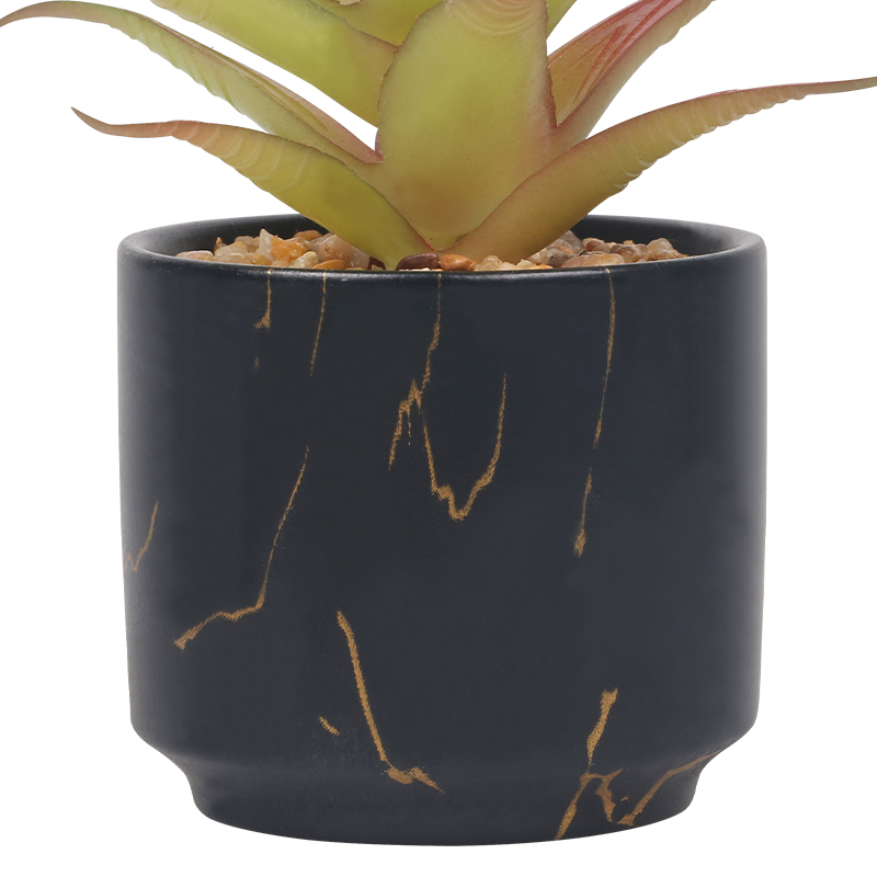 Artifi potted plant w pot,set of 4,indoor/outdoor succulent，2.48inches