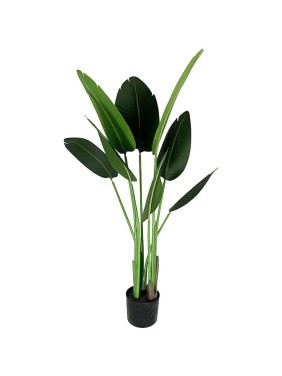 Artifi potted faux trees pot, set of 4, indoor/outdoor leaves