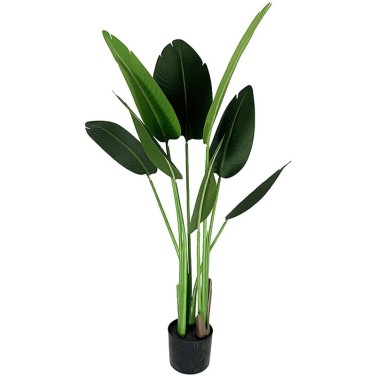 Artifi potted faux trees pot, set of 4, indoor/outdoor leaves