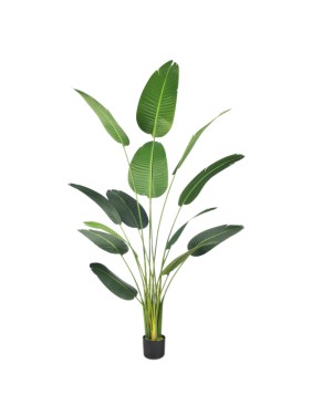 Artifi potted faux trees pot, set of 5, indoor/outdoor leaves