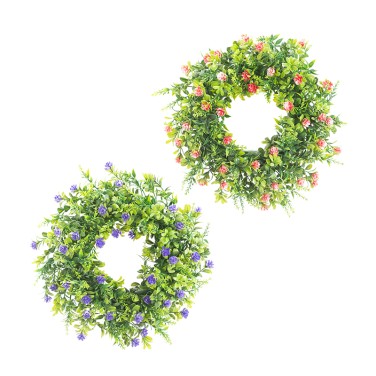 Artifi Christmas Wreath,set of 2.